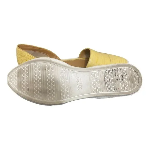 Revolve Kaanas St. Barts D'Orsay Sunglow Size 38.5 Size 8 - Picture 5 of 7